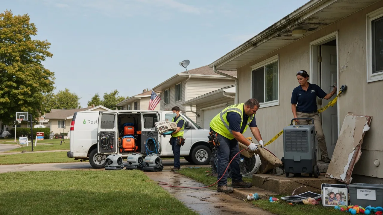Water Damage Restoration in Woodlawn, IL near me